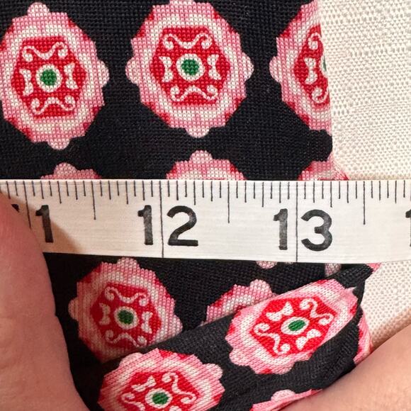 DVF 100% Silk Zoe Wrap Dress Womens 4 Jersey Knit Retro Work Business Casual - Picture 14 of 15